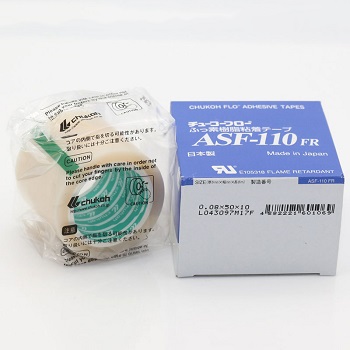 Băng keo chịu nhiệt PTFE CHUKOH ASF-110FR, 0.08mmx50mm
